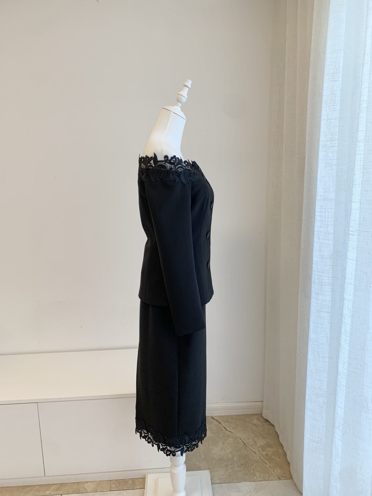 Women Floral Embroidery Black  - огляд і ціна Midi Skirt Floral