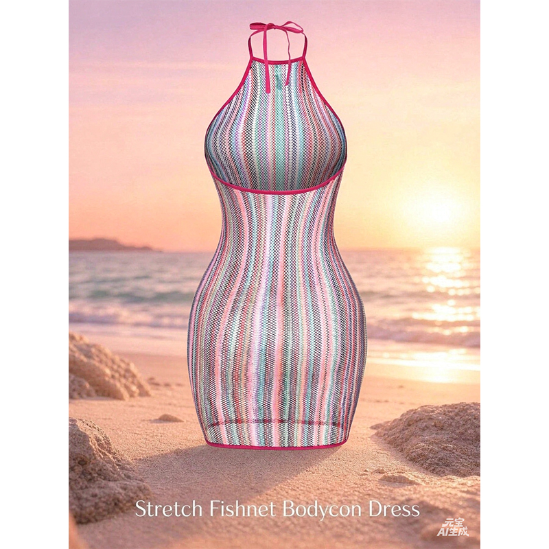 1PC Sexy Women Fishnet Cover U - огляд і ціна Cover Up Kaftan